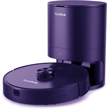 Робот-пилосос HONITURE G20 з функцією миття, 4000Pa, 3-в-1, для тварин, килимів, твердих підлог, з пультом ДУ, білий (блакитний, синій)