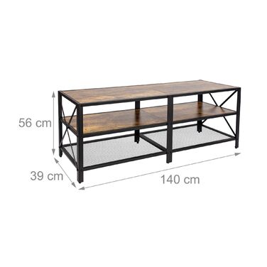 Тумба під телевізор Relaxdays з 4 відділеннями