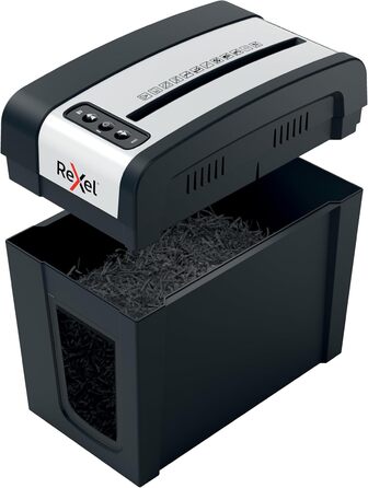 Rexel MC3-SL Slimline Whisper-Shred™: Шредер для документів, мікроріз, безпека P5, 10 л, тихий, компактний, для дому
