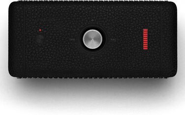 Портативна Bluetooth-колонка Marshall Emberton II, бездротова, стійка до пилу та води IP67, стереопара, до 30 годин роботи, швидка зарядка, для дому та вулиці, чорна зі сталлю