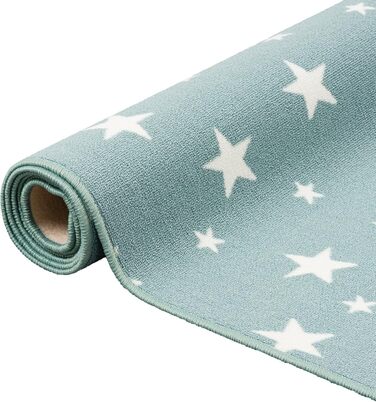 Дитячий ігровий килимок Snapstyle Stars Mint Green, 24 розміри, 140x200 см