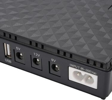 Портативний Mini UPS - Джерело живлення для роутера/модема/камери з батареєю, безперебійне живлення (EU-штекер 85-265V)