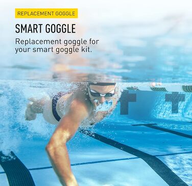 Змінні окуляри для плавання Finis Unisex Smart Goggle (1 упаковка) Сині дзеркальні окуляри One size