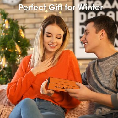 Електричні нагрівачі для рук 2 шт. 6000 mAh, перезаряджувані, для кемпінгу, на вулиці, подарунок для чоловіків, жінок, дітей (рожевий)