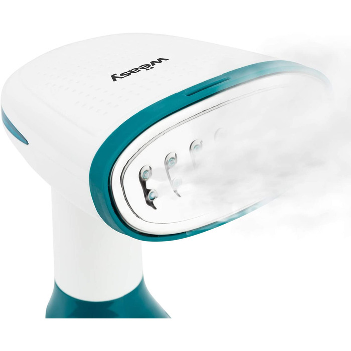 Wëasy HVP10 Ручний праскою, бездротовий, 1500 Вт, прасуюча поверхня з нержавіючої сталі, білий та синій