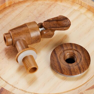 Дерев'яна бочка Relaxdays для настоянок та лікерів