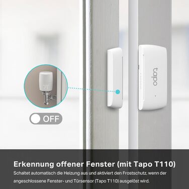 TP-Link Kasa Smart Термостат для радіатора WiFi Starter Kit (Хаб + 1 Термостат), Керування опаленням через додаток Kasa, Геофенсинг, Розпізнавання відкритих вікон, Matter, Сумісність з Alexa