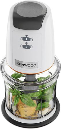 Подрібнювач Kenwood EasyChop CHP61.000WH 500 Вт, білий - з 4 лезами, чаша 0.5л, імпульсний режим, для льоду