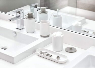 iDesign Набір для ванної кімнати Badezimmer Set, 4 шт. (середина/білий)