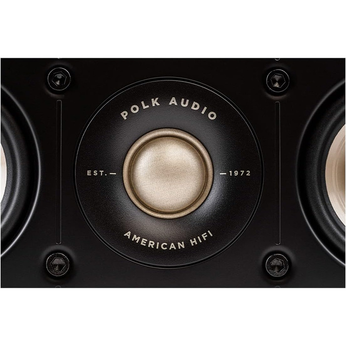 Центральний динамік Polk Audio Signature Elite ES35, висока роздільна здатність, Dolby Atmos/DTSX, чорний (шматок)