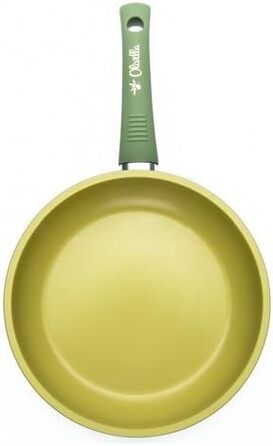 Сковорода з антипригарним покриттям з оливковою олією, 100 Зроблено в Італії, алюміній, зелений, 20 см, 6320