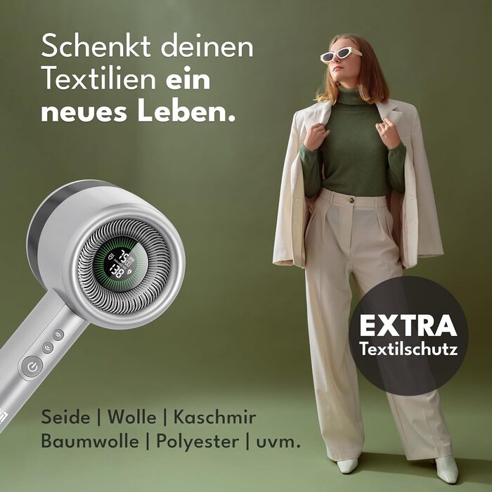 LEBENLANG Преміум Фурмінатор Електричний з LED дисплеєм та ліхтариком - 4000mAh, 5 режимів, 3,5 години роботи, видалення ворсу з одягу