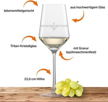 Келих для білого вина Schott Zwiesel Riesling PURE Lieblingsmensch