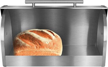 Скляна Хлібниця TW24 з відкидною кришкою, з вибором кольору, Хлібниця, Хлібниця, Хлібниця, Хлібниця, контейнер для зберігання хліба (прозорий)