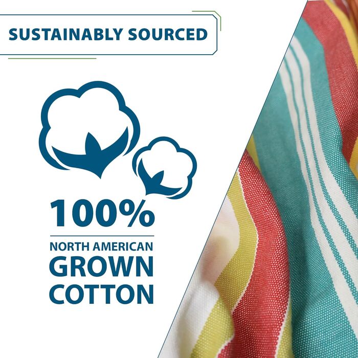 Гамак Vivere Doppel Baumwolle з підставкою 250 см, Salsa - для двох осіб, бавовна