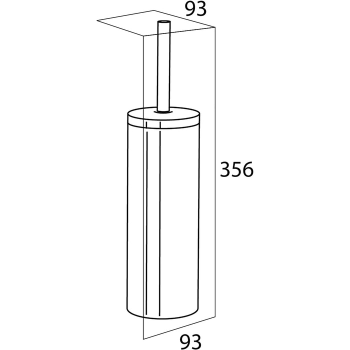 Турчишник Tiger Boston розсувний, 35-60 см, нержавіюча сталь, щітка для волосся, полірована поверхня