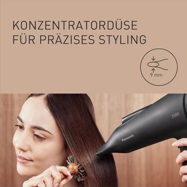 Фен Panasonic EH-NE85-K825 Fast Dry Serie з іонізацією, Air Boost, 2300 Вт, чорний
