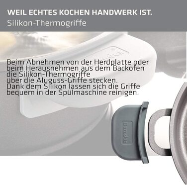 Каструля Berndes Bonanza з кришкою з термостійкого скла, силіконовими ручками, антипригарним покриттям, 2.3 л, чорна (16 см, Classics)
