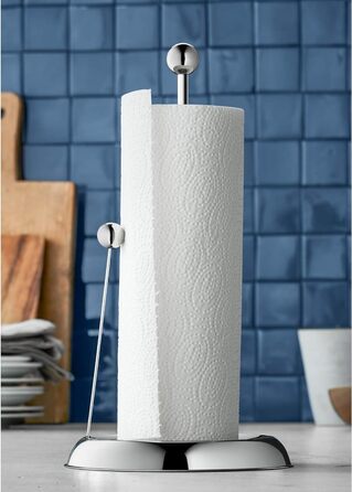 Тримач для паперових рушників WMF Gourmet, вертикальний, нержавіюча сталь Cromargan, 31 см, універсальний органайзер для кухні