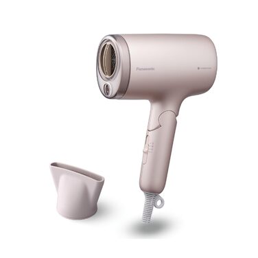Фен Panasonic EH-NA7M-P825 nanoe™ для блискучого волосся, складний, швидке сушіння, насадка для укладки, 1600 Вт, рожевий