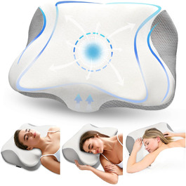 Ортопедична подушка Clefivie - підтримка шиї для всіх сплячих