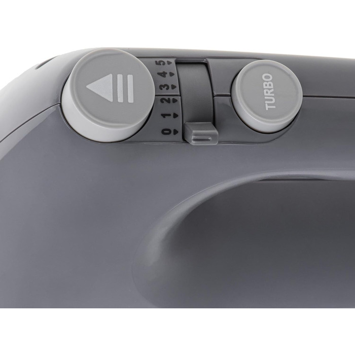 Міксер ручний ADLER 750W з насадками (вінчик, гак, лопатка, сепаратор) сірий