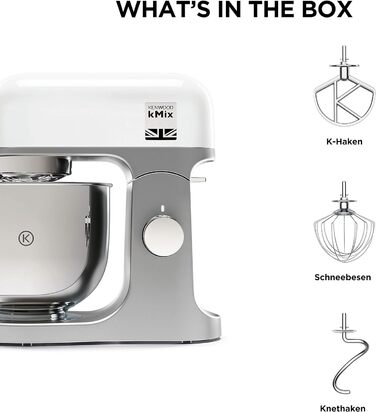 Кухонна машина Kenwood kMix KMX750BK (стандартного розміру, біла)