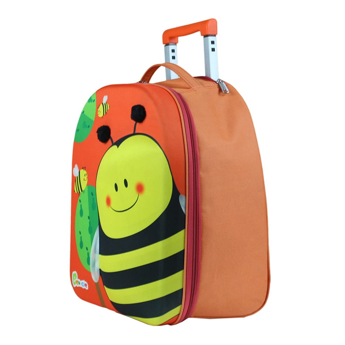 Дитячий візок Bayer Chic 2000 Bouncie з 3D-зображенням бджоли, дитячий дорожній чемодан, дитячий багаж, апельсин