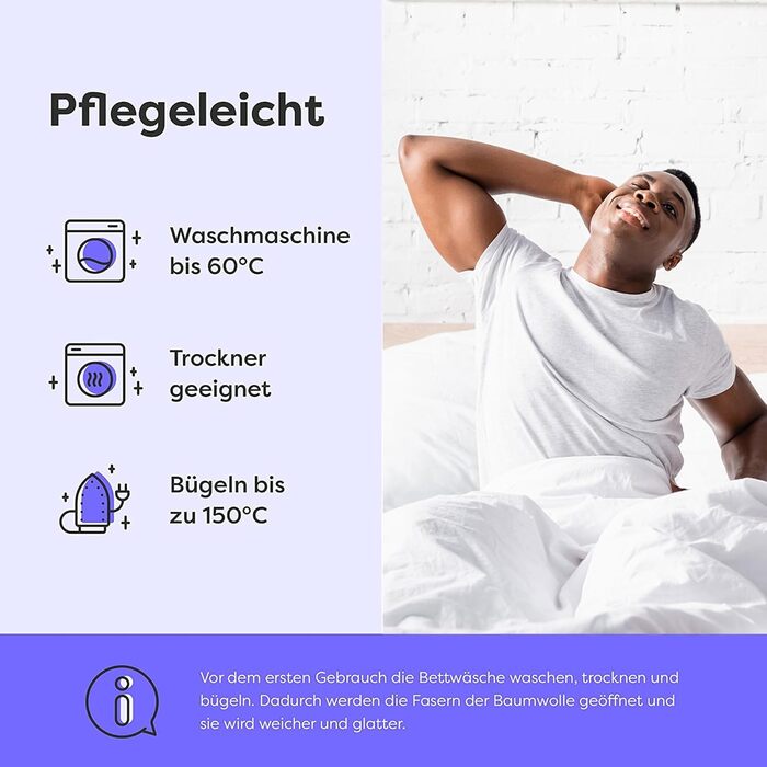 Комплект постільної білизни Wolkenfeld 200x200 з бавовни (2 наволочки 80x80) – дихаючий, приємний до шкіри, легкий у догляді. Сірий комплект постільної білизни з блискавкою, сертифікат Oeko-Tex.