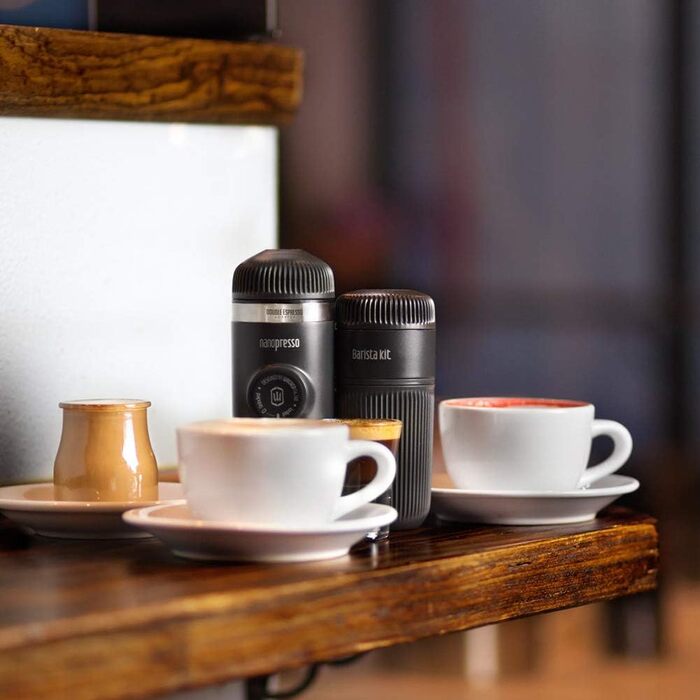 WACACO Nanopresso Barista Kit: аксесуари для портативної кавомашини, подвійний еспресо, Lungo