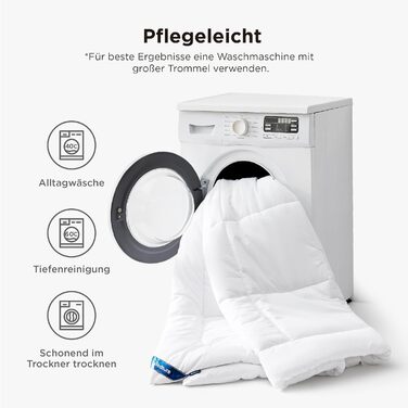 BEDSURE Комплект ковдр 135x200: зимова (450gsm), літня (150gsm) та всесезонна (300gsm) ковдра. Білий колір, 2 шт.