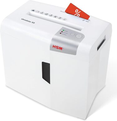 Шредер HSM Shredstar X5: безпечний знищення документів P-4, 4.5x30 мм, для дому та офісу, знищення паперу, CD, DVD, кредитних карт, 18л контейнер