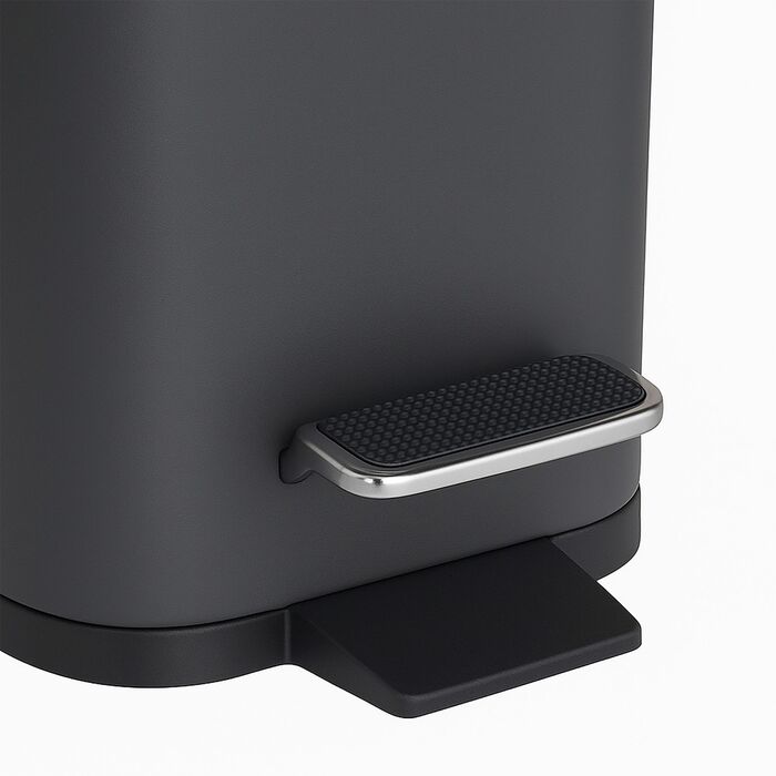 Відро для сміття Relaxdays 5 л з м'яким закриттям