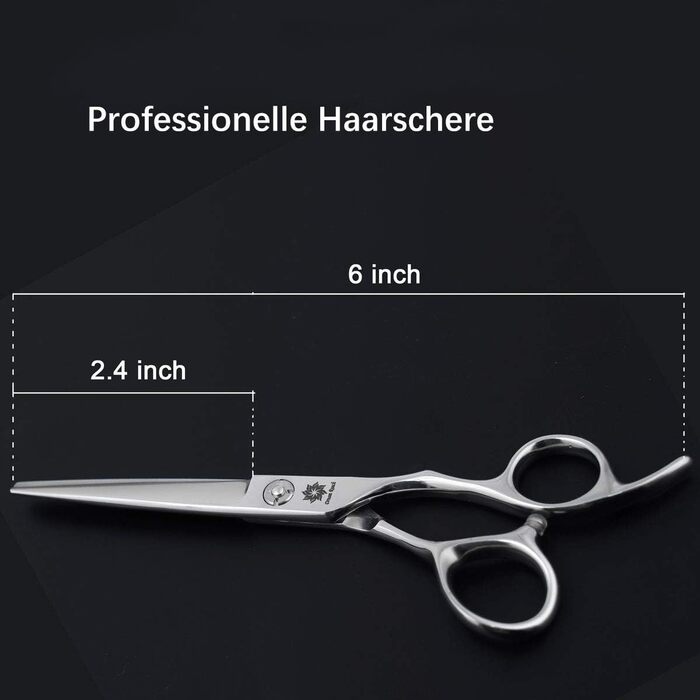 Ножиці для волосся Dream Reach 6 дюймів - Японська нержавіюча сталь 440C - Ручна робота - Надзвичайно гострі - Точний зріз - Для чоловіків та жінок - Найкращий подарунок