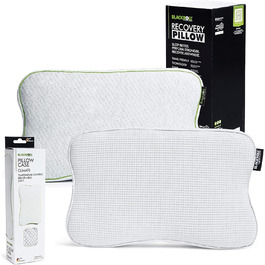 BLACKROLL® Recovery Pillow Set Jersey Anthrazit: ергономічна подушка для шиї та голови з Memory Foam (з додатковим чохлом), Made in Germany