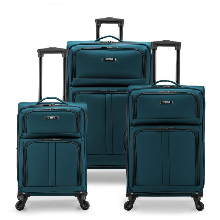 Набір валіз U.S. Traveler Anzio Softside Spinner 3-Piece (22/26/30) блакитно-зелений