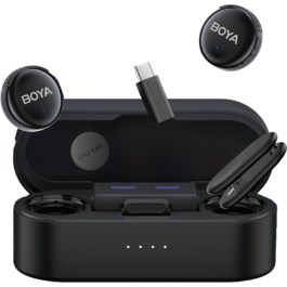 Бездротовий мікрофон BOYA LINK 3-02 Type-C/TRS Black