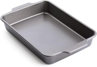 Набір форм для випічки KitchenAid з алюмінізованої сталі, 20см та 24см, антипригарне покриття без PFAS, для духовки, можна мити в посудомийній машині, сірий (5 шт.)
