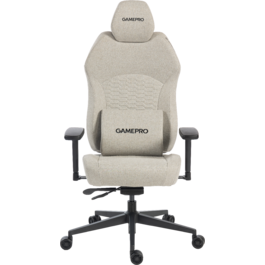Крісло ігрове GamePro GC760LG Fabric Light Gray