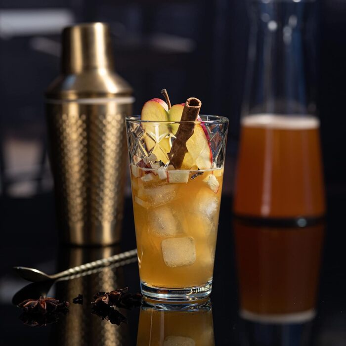 Набір склянок для води та коктейлів TREND FOR HOME Lotte 370 мл, 6 шт. - Longdrink, Highball, для соку, можна мити в посудомийній машині