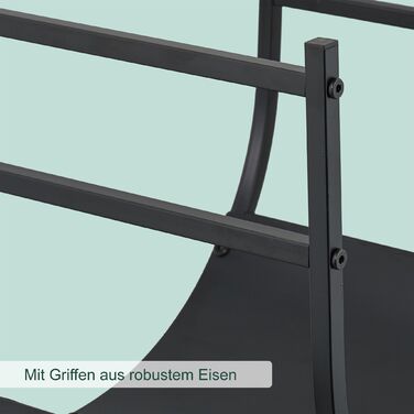 Сучасна полиця для дров Relaxdays U-подібної форми