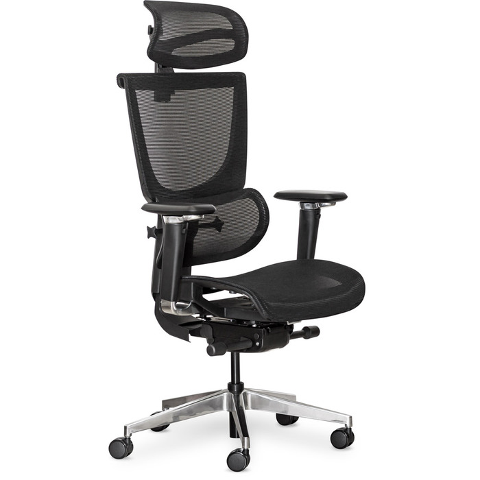 Крісло Mealux S8 Air Black (арт. HF-S8P M/B)