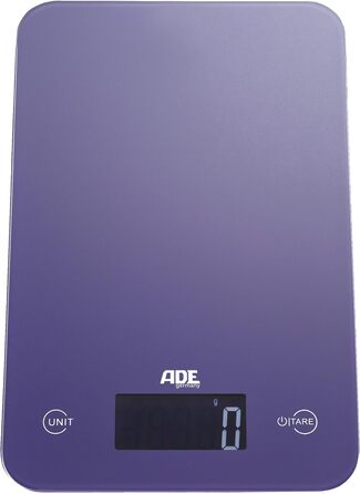 Цифрові кухонні ваги ADE Slim (колір ) (фіолетовий)