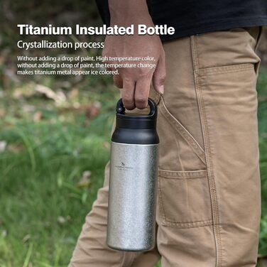 Термос iBasingo 600 мл з подвійними стінками, ізольований, для напоїв, зберігає тепло та холод, Ti3010D