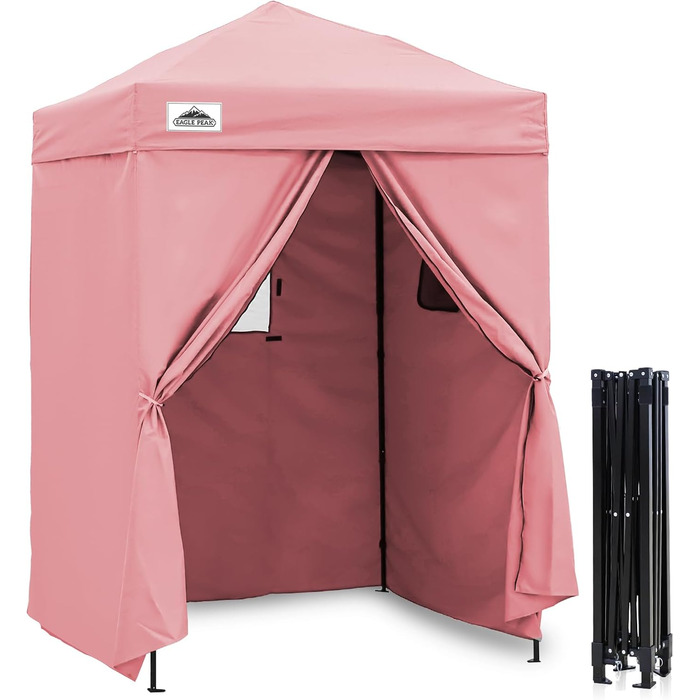 Розкладана переодягальня EAGLE PEAK Flex Ultra Compact - 1.2 x 1.2 м, біла, для басейну, фотосесій та кемпінгу