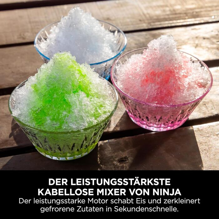 Портативний блендер Ninja Blast Max: 570 мл, акумулятор, чаша та кришка, 3 функції, для смузі та протеїнових коктейлів BC251EULD