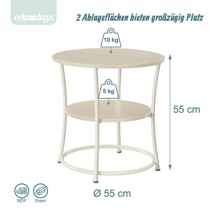 Підставка Relaxdays з двома полицями