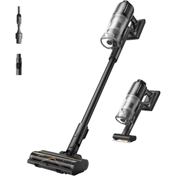 Dreame Z10 - Бездротовий пилосос з потужністю 190AW, 90 хвилин роботи, датчик пилу, LED-дисплей, синій LED, без заплутування, для дому, шерсті тварин, килимів