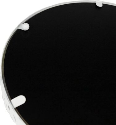 Дзеркальний піднос DRULINE - піднос для прикраси-Органайзер для макіяжу-піднос для свічок - піднос для прикрас-косметичний піднос-обсяг близько 39 х 4 х 17 см-метал / дзеркало-ідея подарунка (дзеркальний піднос Eva (комплект з 3 предметів) - білий, білий)