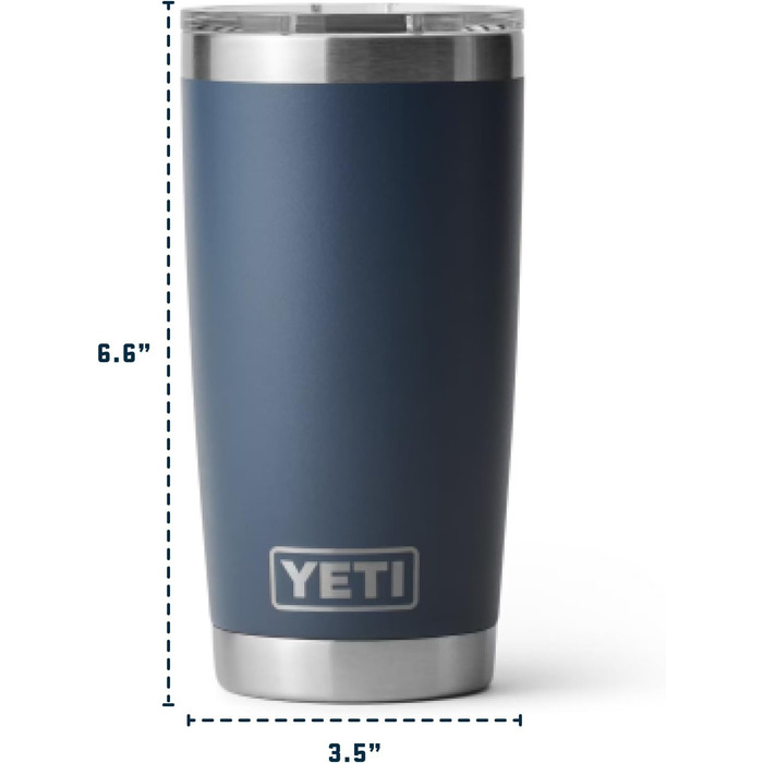Термос YETI Rambler з кришкою MagSlider, нержавіюча сталь, 591 мл